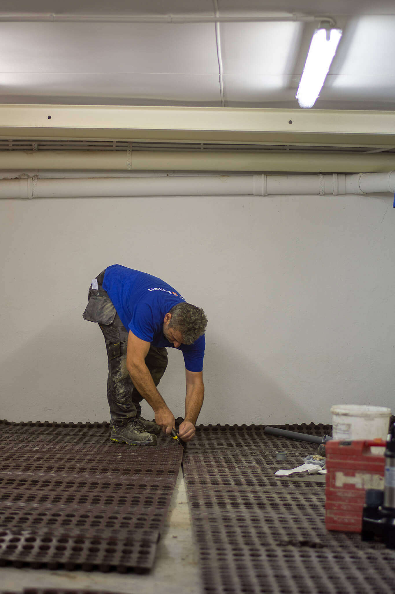 aqua protect vochtbestrijding kelderdrainage in natte kelder 017